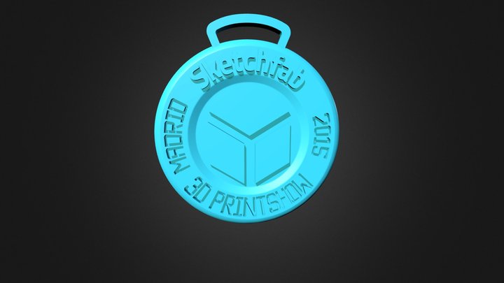 Sketchfab Badge #3 3D Model