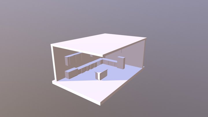 3D Kitchen 3D Model