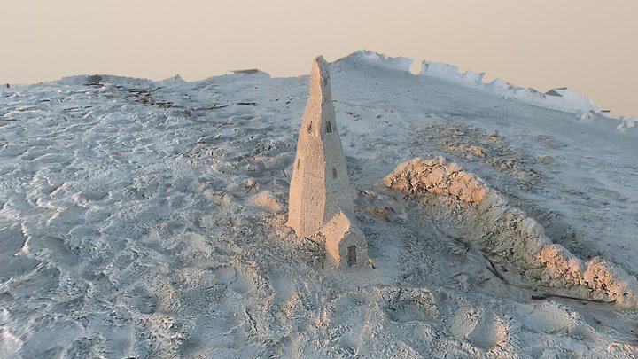 Sandcastle from Tybee Island 3D Model