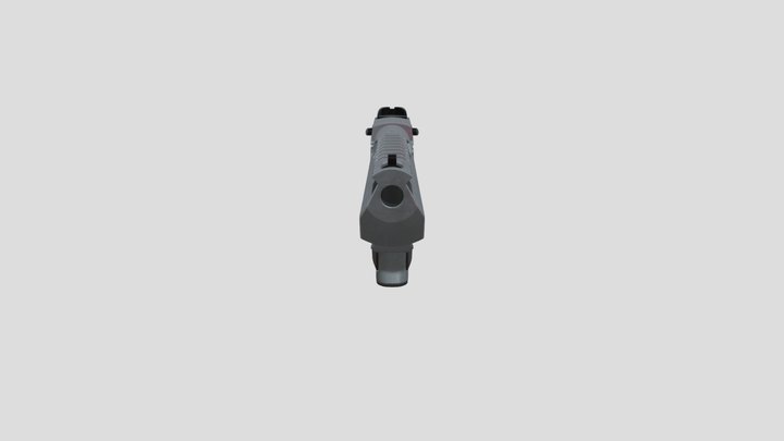 Desert Eagle Gun Model 3D Model