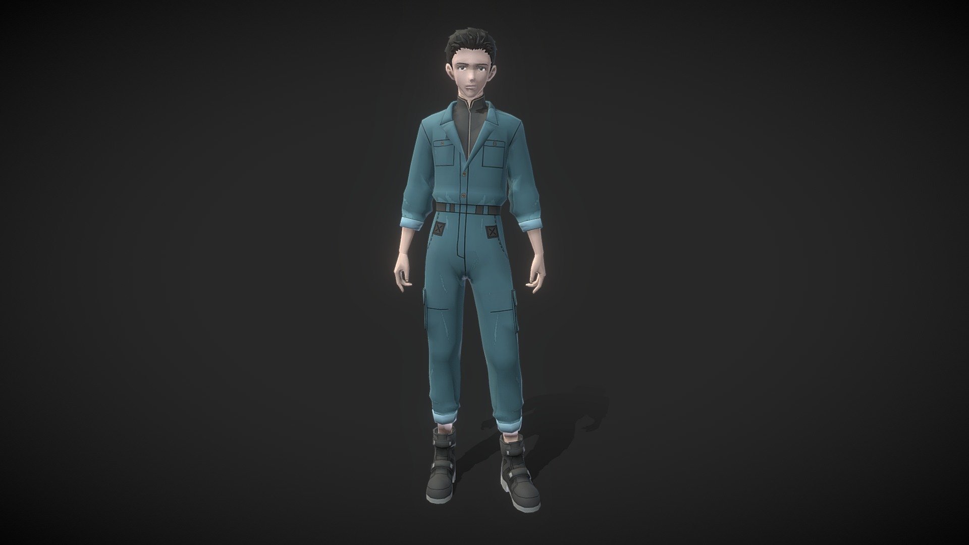 Anime Man 3 3d Model By Naoki Idaka Naokiidaka [3aca13a] Sketchfab