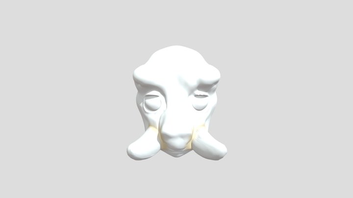 Human Boar Head 3D Model