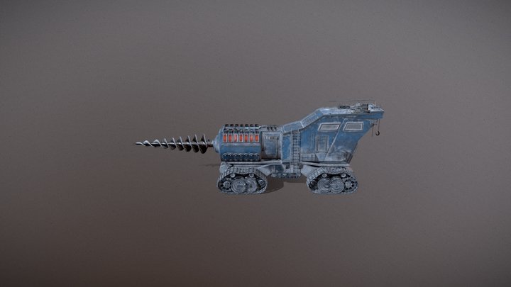 Mining Research Dieselpunk Machine (MRDPM) 3D Model