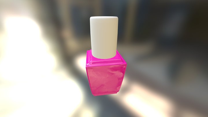 Nailpolish Lowpoly 3D Model