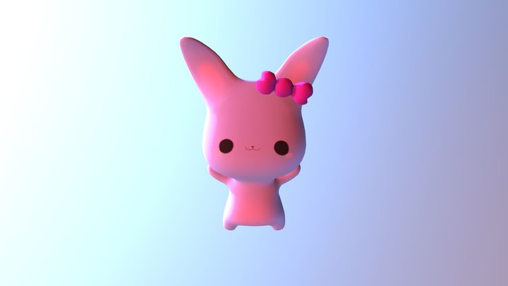 Bunny Character 3D Model