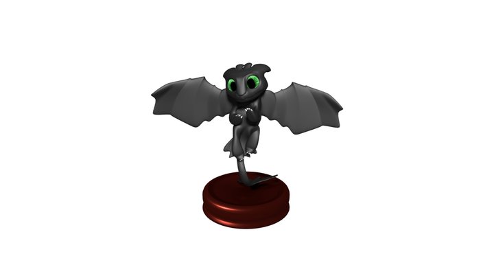 Toothless 3D Model