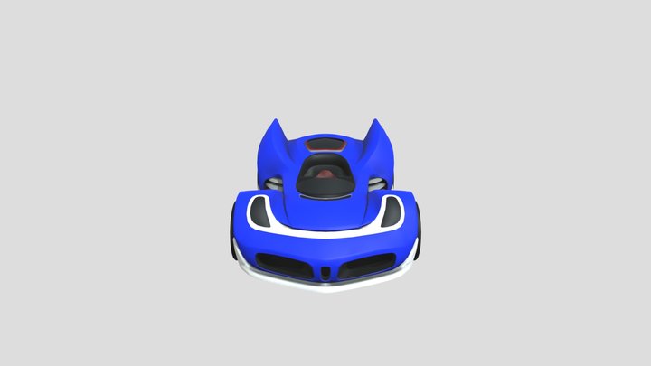 Speed Star By Sonic in Sonic Racing Transformed 3D Model
