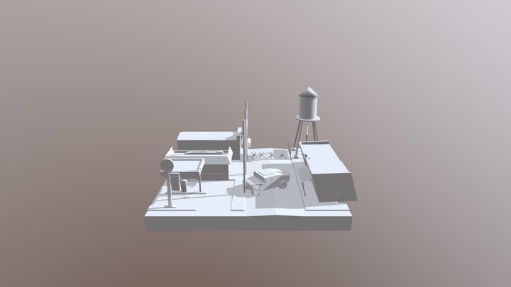 01DAE11 Alec Beelen Cityscene 3D Model