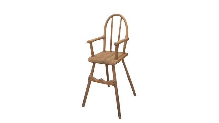 Baby’s Highchair (1865) 3D Model