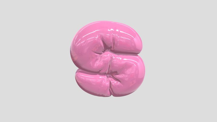 letter balloon 3D Model
