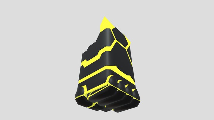 milestone 4 rinkashi's left gauntlet 3D Model