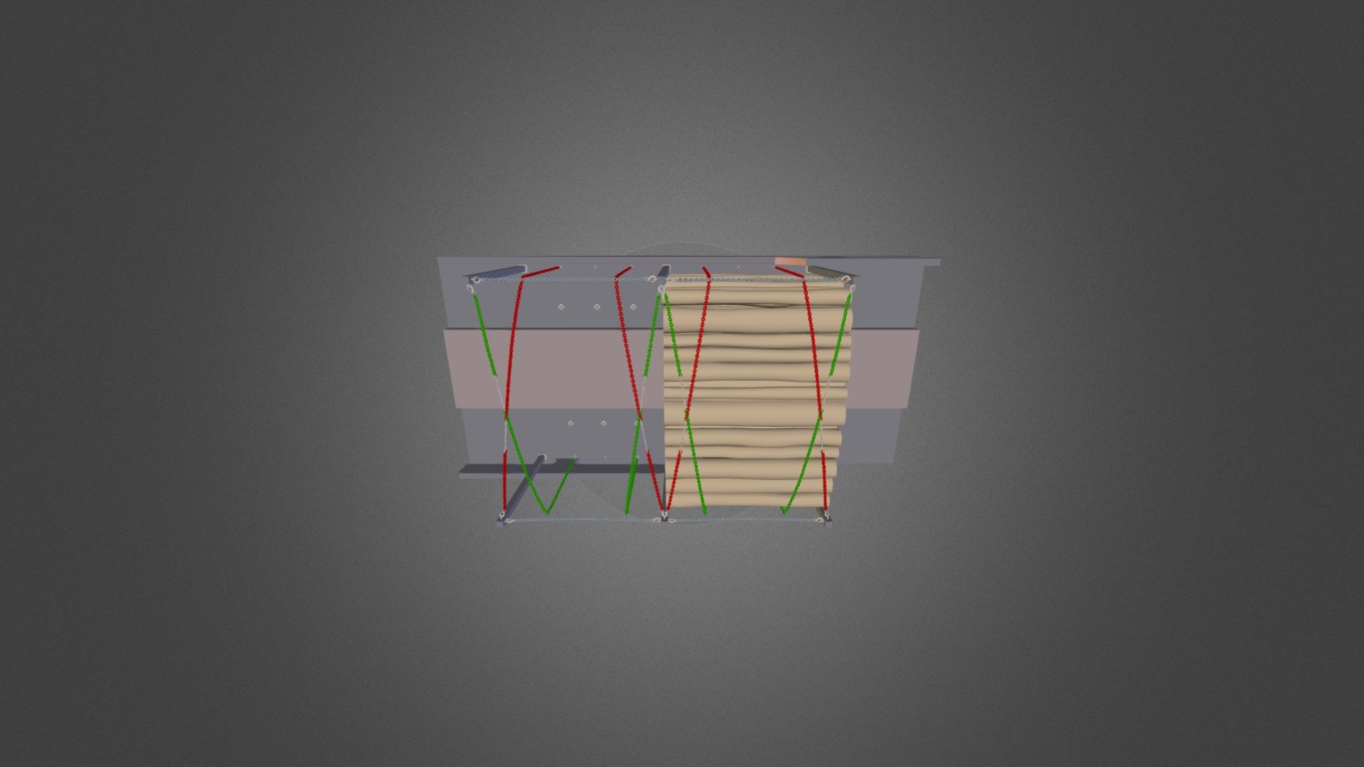 Upright Fixed Loop Lashing