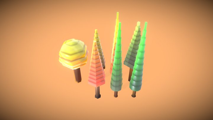 Cornflow VOXEL PALM TREE V.1.3 3D Model