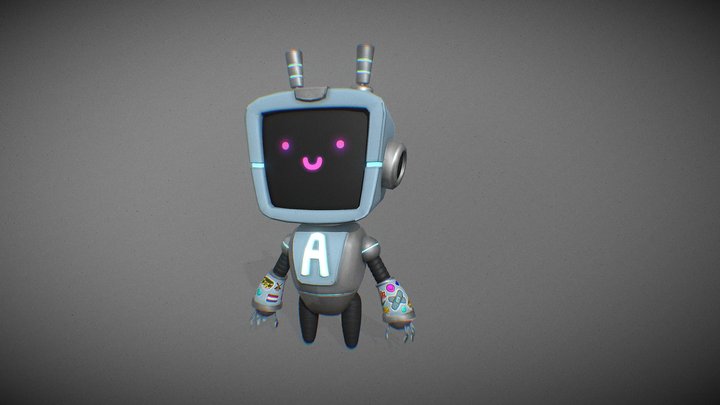 Almo: AR Almelo Routes Mascot 3D Model