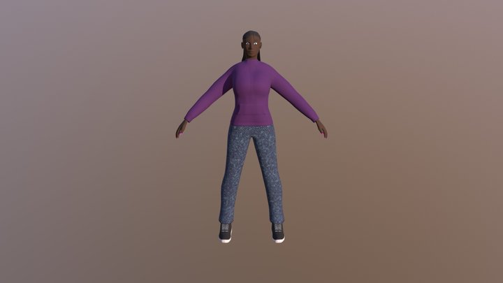 Teen Girl One 3D Model