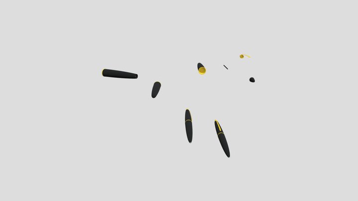 Weapon Pen 3D Model