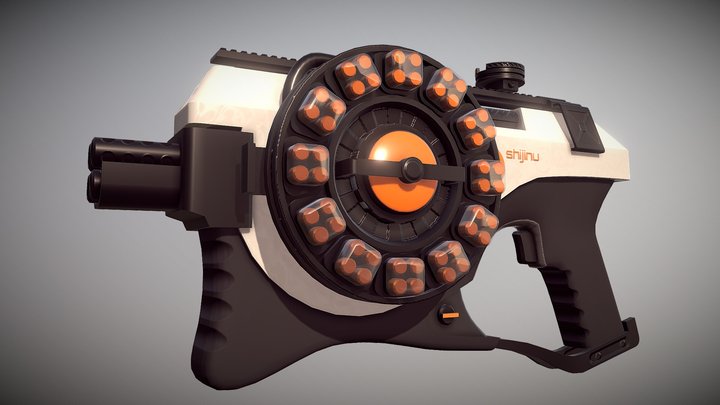 Shijinu Q pistol 3D Model