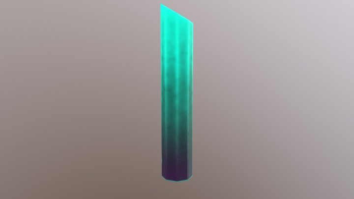 Pillar Crystal Low 3D Model