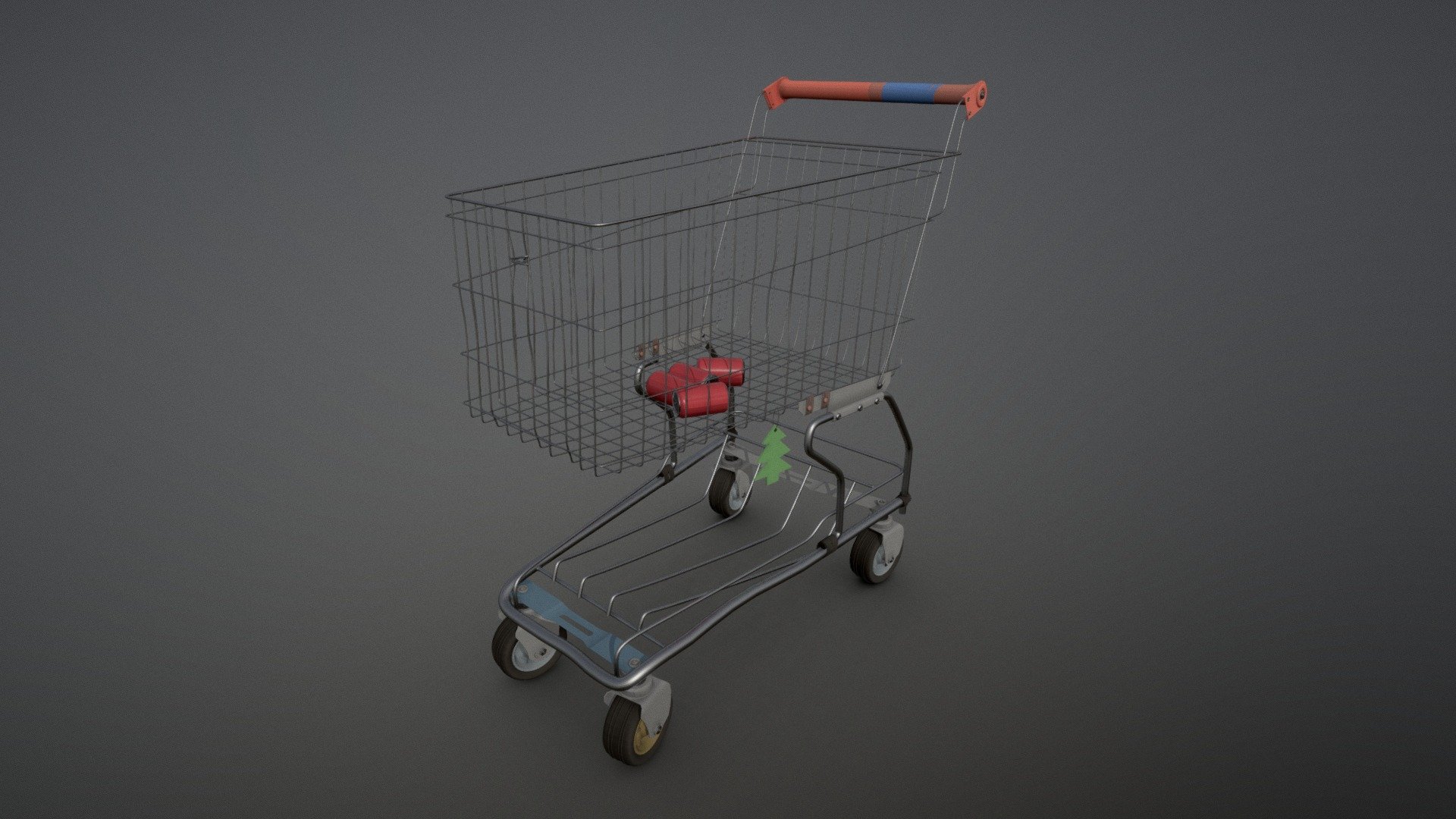 Supermarket Used Trolley