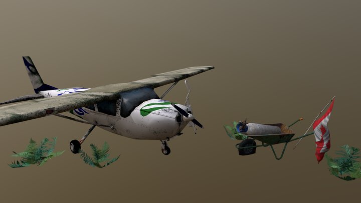 DAE 5 Finished props - Forest loner 3D Model