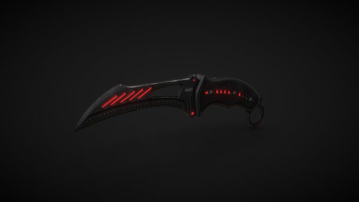 Reaper Knife | RedTech 3D Model