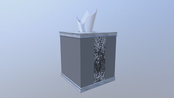 Sinatra Tissue Box Cover 3D Model