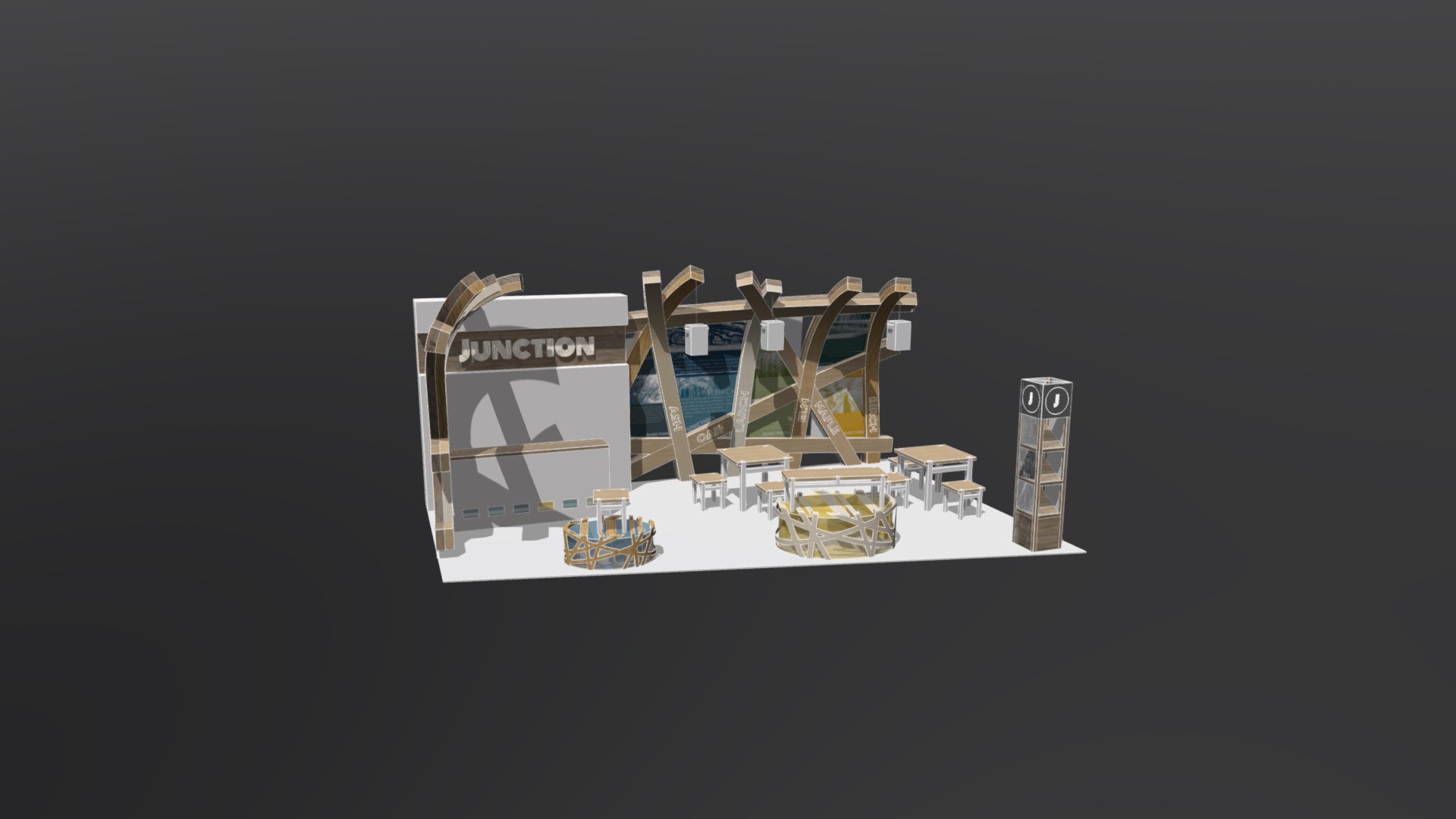 Junction Stand - 3D model by tobydenn [3ad5ce3] - Sketchfab