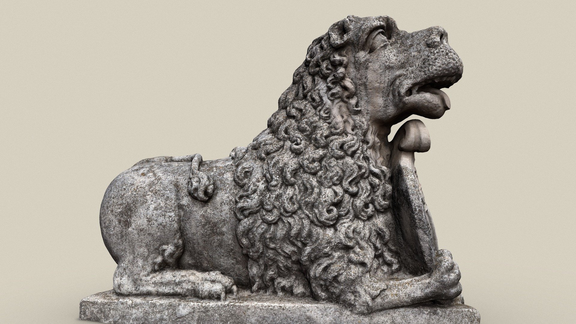 Löwe — Sketchfab embed 3D viewer