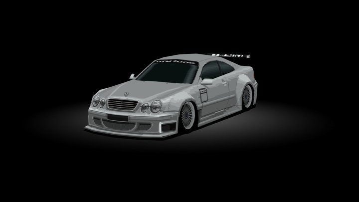 Mercedes CLK-DTM 2000 Concept 3D Model