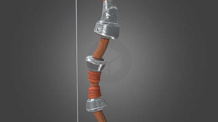 Stylized Bow 3D Model