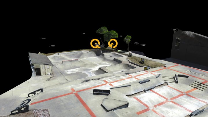 SkateParks_Crater+Plaza 3D Model