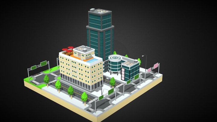 A Miniature Model Of The City – Modello 3D gratuito STL