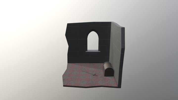 Castle Scene 3D Model