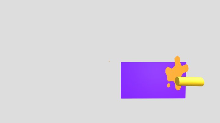 Nickelodeon Logo Werbung 2023 Remake. 3D Model