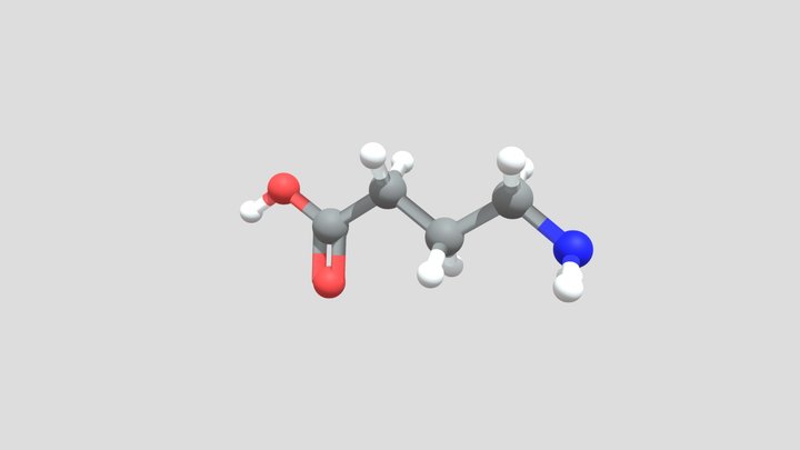 GABA (Gamma-Aminobutyric acid) – Modello 3D gratuito STL