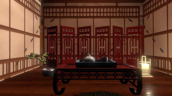 Animal Crossing Interior Design 3D Model