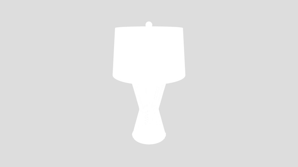 Wicker Hourglass Table Lamp