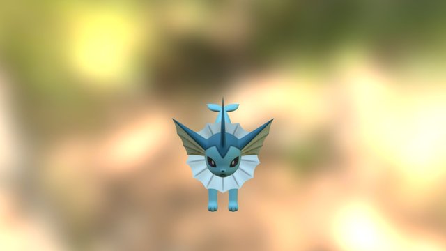 Vaporeon 3D Model