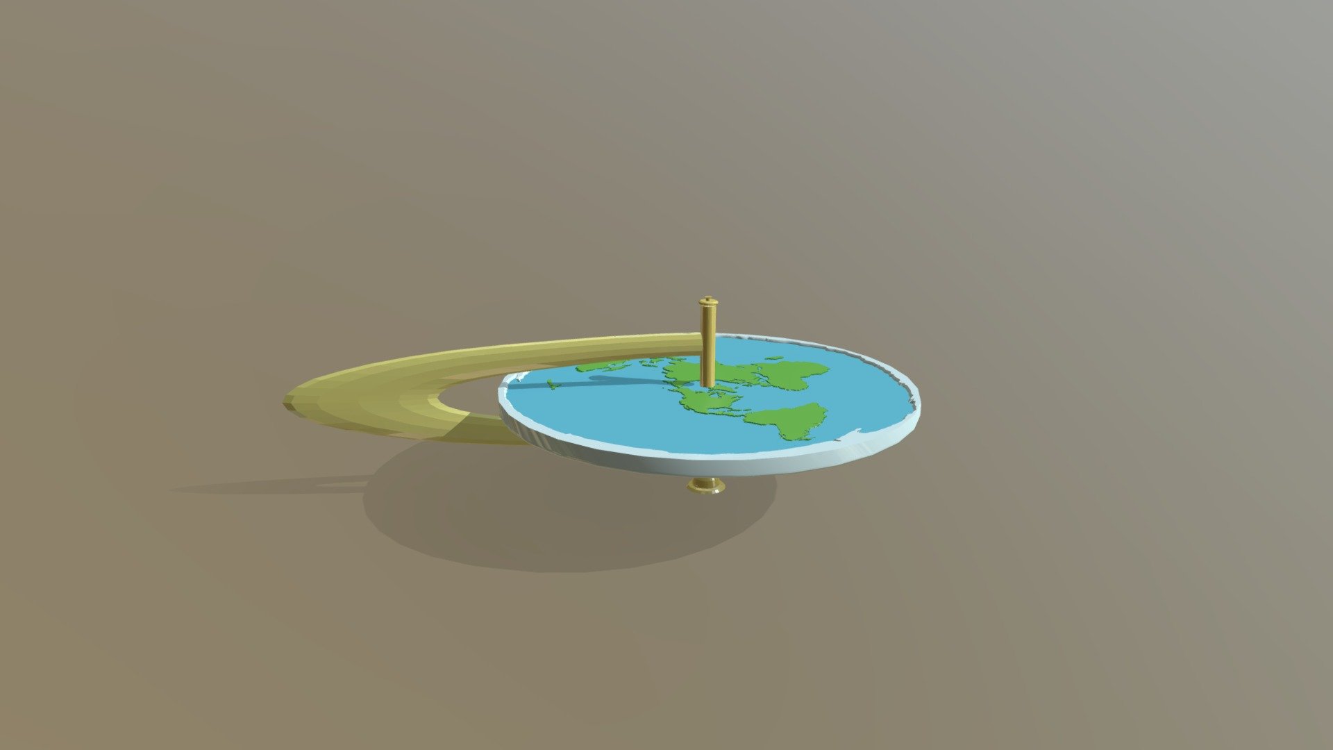 Flat Earth Globe