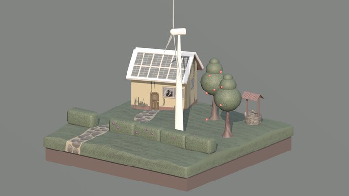 Sustentable farm (Faculdade) 3D Model