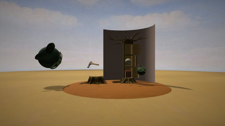 Scena Animacji 3D Model