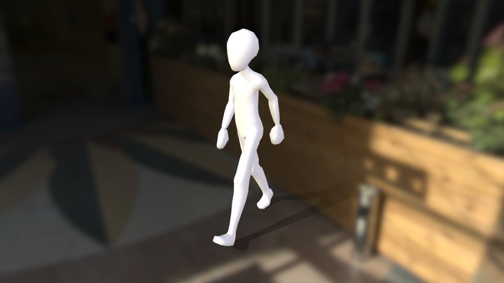 Character Walk 3D Model