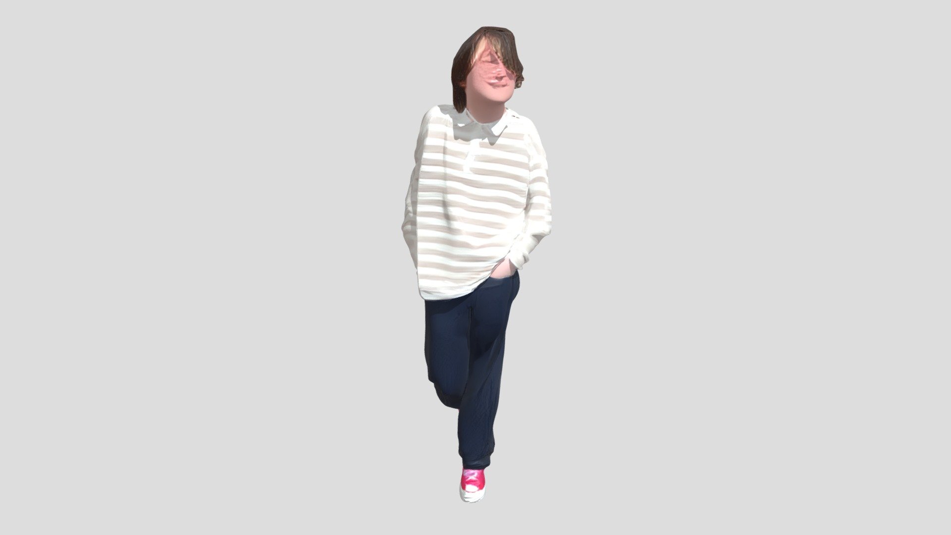 A standing person - 3D model by KonVrix (@alimzanovrasul2) [3ae2141 ...