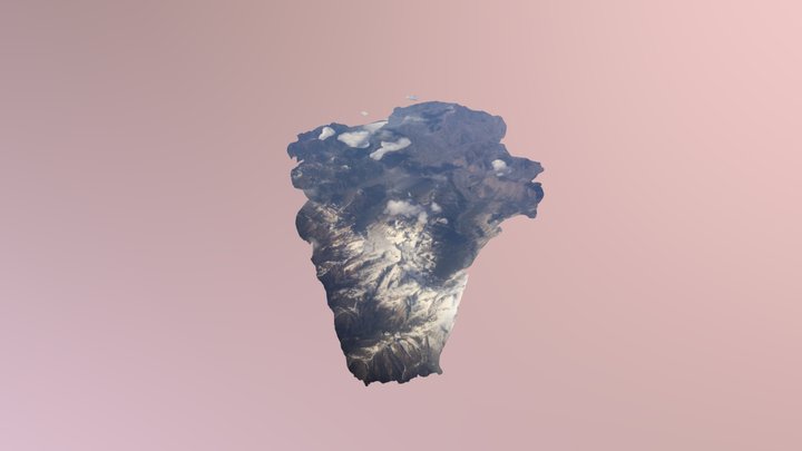 Mountains from Plane 3D Model