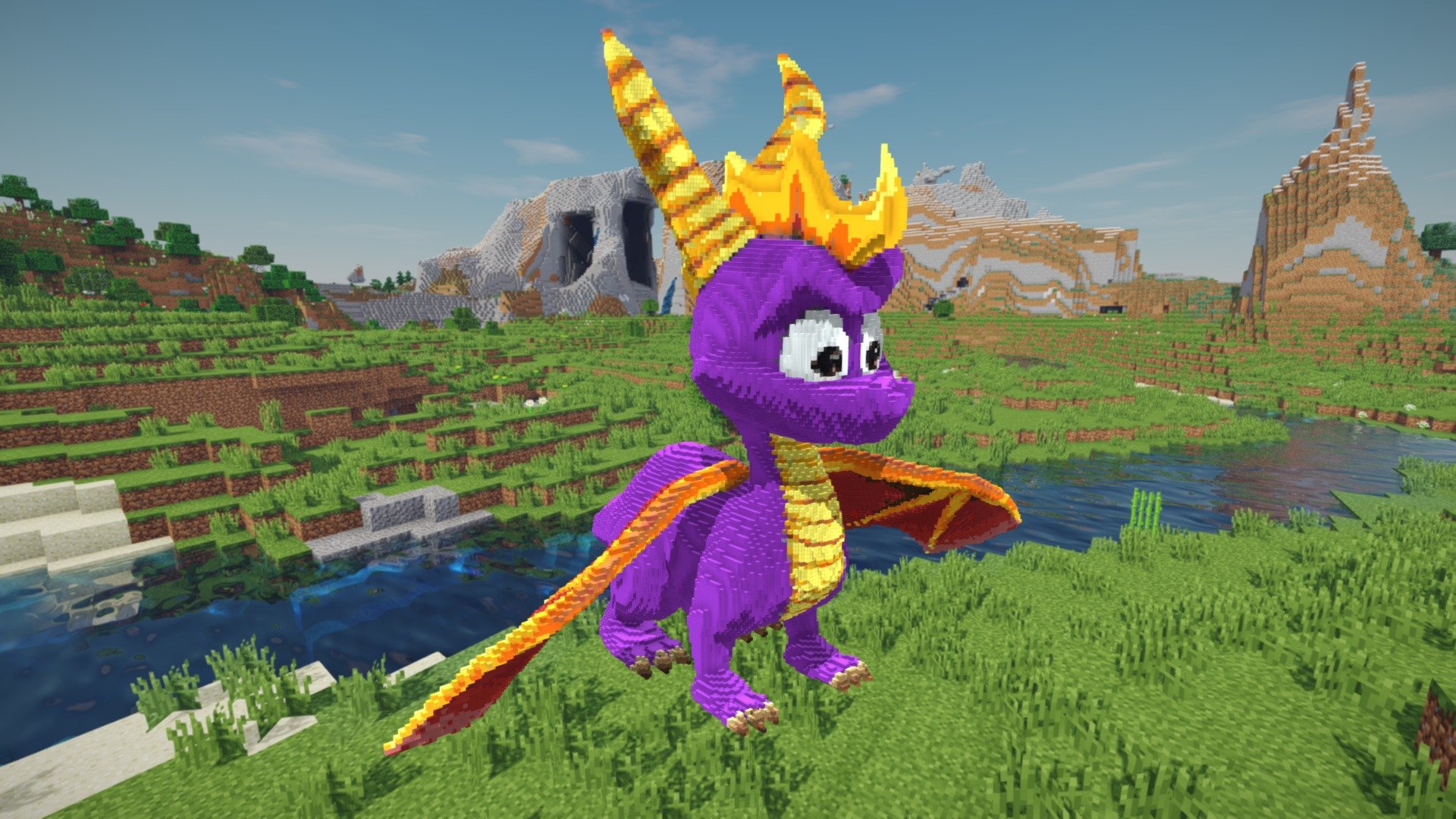 Minecraft Spyro The Dragon Build Schematic - Buy Royalty Free 26D