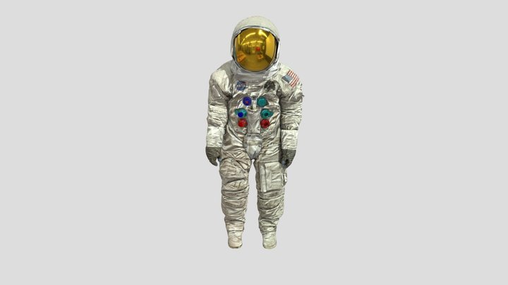 Neil Armstrong 3D Model