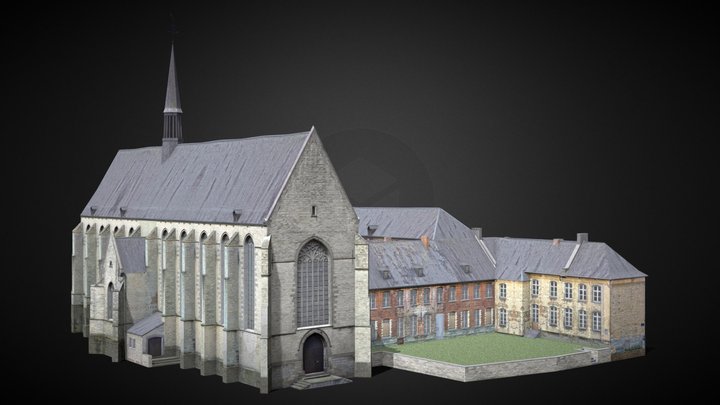 Couvent des Récollets, Nivelles [Belgium] 3D Model