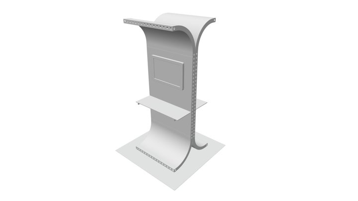 Kiosk Kit Design 1_Display 3D Model