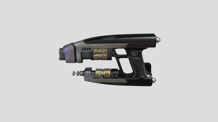 Nebula Pulse Pistol 3D Model