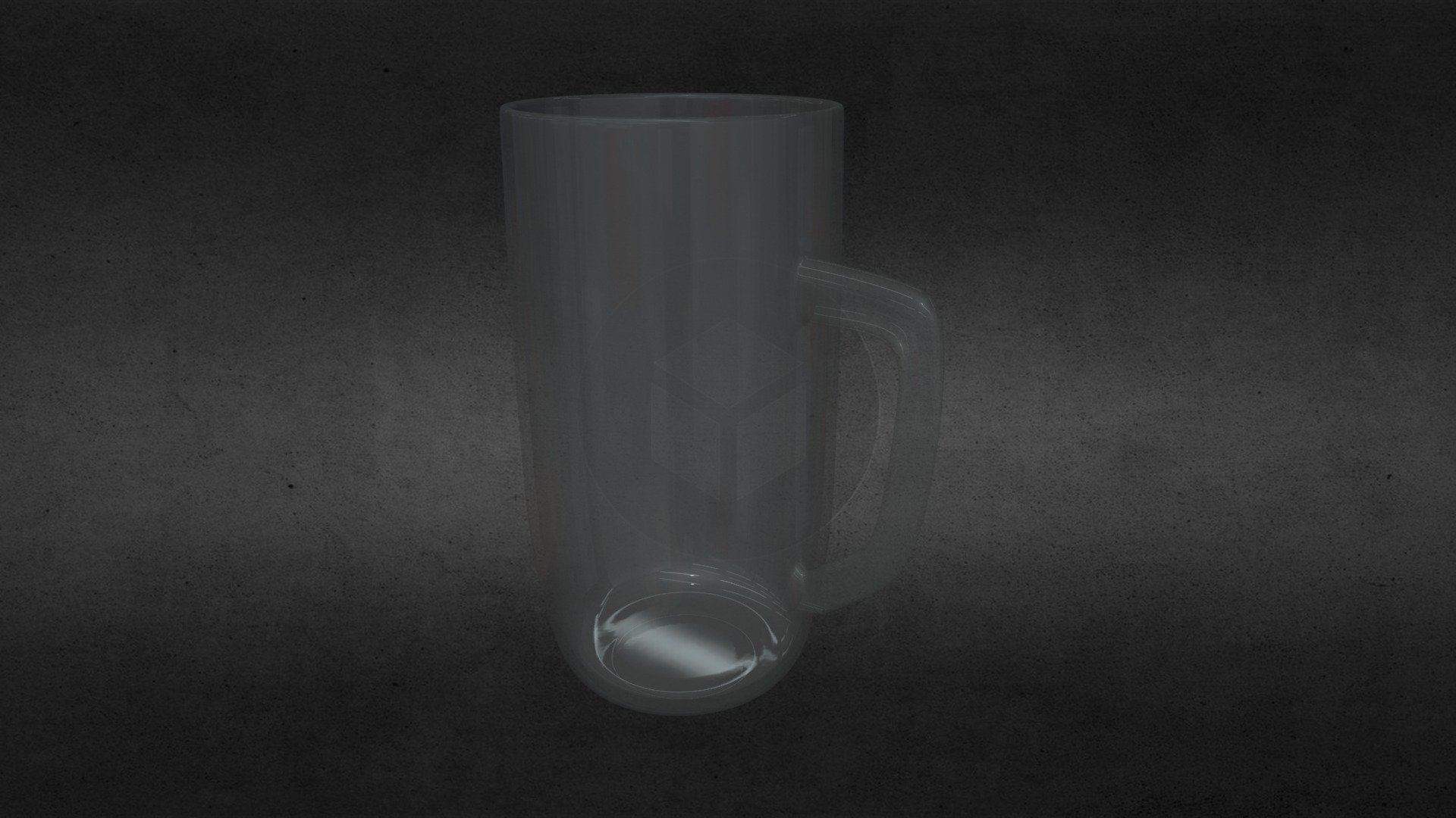 Empty Beer Mug (glass)